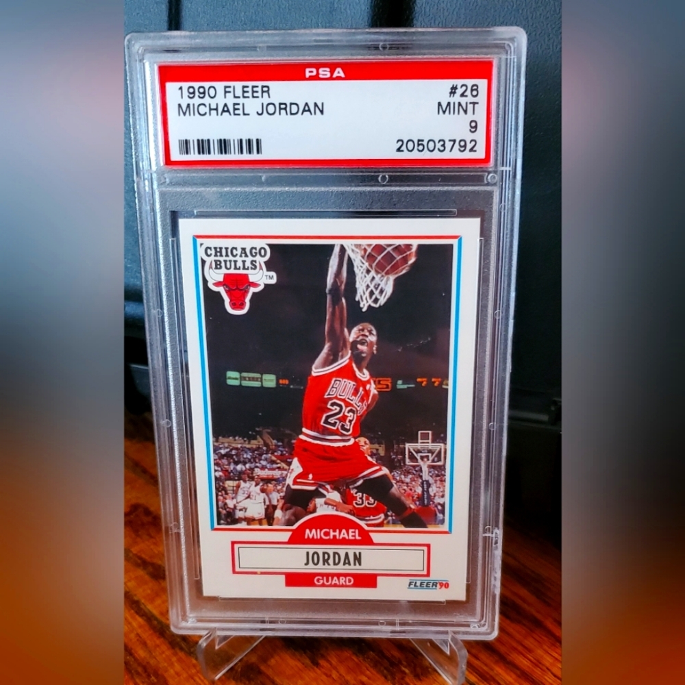 Michael Jordan Fleer PSA MINT 9